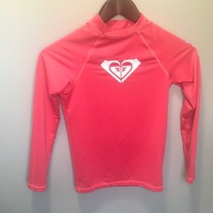 Roxy rash guard pink